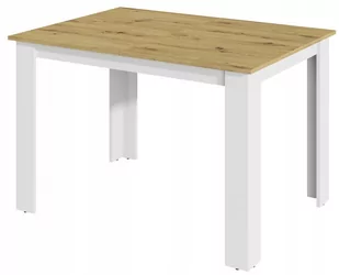 Stół Rozkładany Kongo Ext 170X80 Dąb Artisan Biały - Stoły - miniaturka - grafika 1