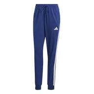 Spodnie rowerowe - adidas Kobiety ESSENTIALS 3-STRIPES JOGGER PANTS, dark blue/white, XXL - miniaturka - grafika 1