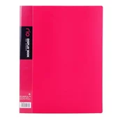 Teczki i skoroszyty - RÓŻOWY ALBUM OFERTOWY DELI A4 60 KOSZULEK RIO - miniaturka - grafika 1