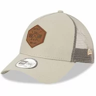 Czapki damskie - New Era Męska czapka Heritage Patch 940 A Frame Trucker Cap beżowy beżowy Rozmiar uniwersalny 12523899 - miniaturka - grafika 1