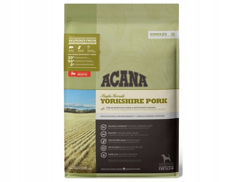 Acana Singles Yorkshire Pork 6 kg