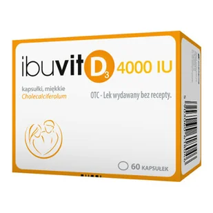 POLPHARMA Ibuvit D3 4000 IU x 60 kaps - Witaminy i minerały - miniaturka - grafika 1