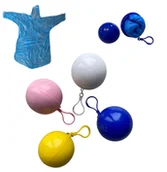 Plecaki worki - Płaszcz ponczo przeciwdeszczowy PONCHO w Kuli peleryna z kapturem - miniaturka - grafika 1