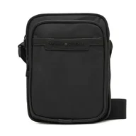 Torby męskie - Saszetka Tommy Hilfiger Th Repreve Mini Reporter AM0AM13465 Czarny - miniaturka - grafika 1