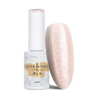 Lakiery hybrydowe - Lakier hybrydowy Molly Nails Bouquet Sparkling Rose by Laskovska HEMA/Di-HEMA Free 7g - miniaturka - grafika 1