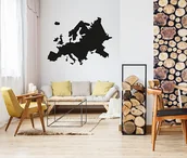 Dekoracje domu - Magnetyczno- tablicowa Mapa Europy - miniaturka - grafika 1