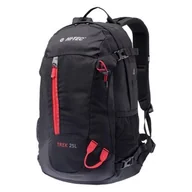 Plecaki - Plecak turystyczny Hi-tec Trek Black/red Trek - miniaturka - grafika 1