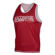 Koszulki sportowe męskie - Tank Top fitness męski bez rękawów EXTREME HOBBY TRACE szybkoschnący - miniaturka - grafika 1
