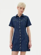 Sukienki - Levi's® Sukienka jeansowa Rinoa 001HR-0000 Niebieski Standard Fit - miniaturka - grafika 1
