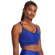Bielizna sportowa damska - Biustonosz sportowy Under Armour Seamless Low Long Bra - miniaturka - grafika 1