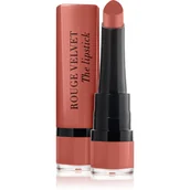Szminki - BOURJOIS Paris Rouge Velvet The Lipstick Pomadka 2,4 g Odcień 46 Honey Nougat - miniaturka - grafika 1