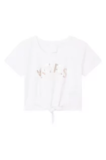 Koszulki dla dziewczynek - Michael Kors t-shirt bawełniany dziecięcy kolor biały - grafika 1