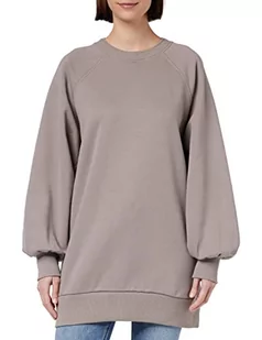 4F Damska bluza H4Z22-bld030, ciepła jasnoszara, 36, Ciepły jasnoszary - Bluzy damskie - miniaturka - grafika 1
