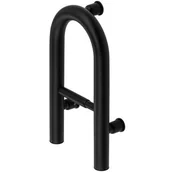 Akcesoria do armatury i ceramiki - Deante VITAL UCHWYT CZARNY PRZYŚCIENNY Z MIEJSCEM NA PAPIER - miniaturka - grafika 1