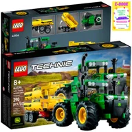 Klocki - LEGO John Deere Traktor Ciągnik LEGO TECHNIC 42136 + EBOOK - miniaturka - grafika 1
