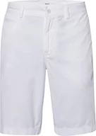 Spodenki damskie - BRAX Męskie szorty w stylu Bari Cotton Gab klasyczne sportowe chino-bermudy, biały (White 99), 48 - miniaturka - grafika 1