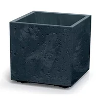 Donice - Doniczka PROSPERPLAST Sierra Square Beton Effect DSI400E Antracytowy - miniaturka - grafika 1