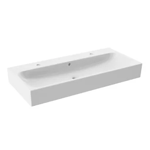 Wellneo Umywalka ceramiczna Possa 100 x 46.5 - Umywalki - miniaturka - grafika 1