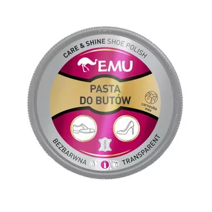 Emu Pasta Do Butów Klasyczna Bezbarwna 50Ml - Środki do obuwia i ubrań - miniaturka - grafika 1