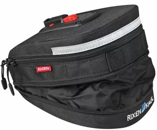 KLICKfix Micro 200 Expandable 0295S torba do roweru, czarna 5482 - Sakwy rowerowe - miniaturka - grafika 1