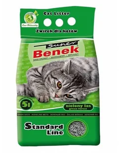Benek Certech Super Zielony Las (zielony) 5L - Żwirek dla kotów - miniaturka - grafika 2