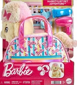 Zabawki interaktywne dla dzieci - LALKA BARBIE ZWIERZĄTKO DO STYLIZACJI interaktywny piesek w torebce + akcesoria - miniaturka - grafika 1