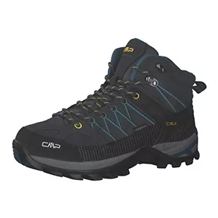 CMP Męskie buty trekkingowe Rigel Mid Wp Walking, antracytowe (Deep Lake), 39 EU, Antracite Deep Lake, 39 eu - Buty trekkingowe męskie - miniaturka - grafika 1