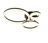 Lampy sufitowe - SCOPE R63601332 lampa sufitowa trzy czarne ringi fi 13cm, 23cm i 33cm LED 32W 3000K - miniaturka - grafika 1