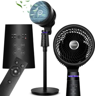 Wentylator Wentylator stojący wiatrak podłogowy cichy 3 tryby Cronos BL-XHS-3D Czarny - Wentylatory - miniaturka - grafika 1