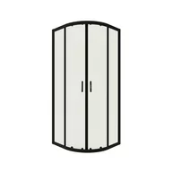 Kabiny prysznicowe - Kabina prysznicowa Kama Black 80 X 80 X 183 Liveno - miniaturka - grafika 1