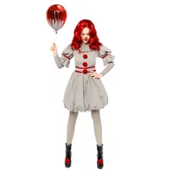Balony i akcesoria - Strój, przebranie kostium IT Klaun Damski M - miniaturka - grafika 1