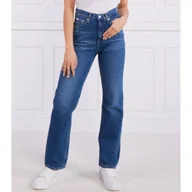 Spodnie damskie - CALVIN KLEIN JEANS Jeansy HIGH RISE STRAIGHT | Straight fit - miniaturka - grafika 1