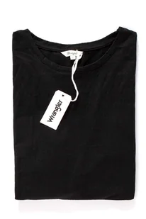 Wrangler, T-shirt damski, Pattern Tee Black W7328E301, rozmiar S - Koszulki i topy damskie - miniaturka - grafika 1