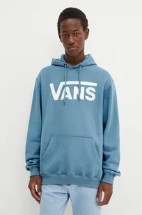 Vans bluza męska kolor niebieski z kapturem z nadrukiem VN000HNXJCN1 - Bluzy męskie - miniaturka - grafika 1