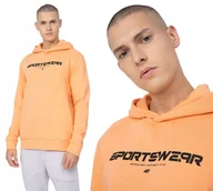 Bluzy męskie - 4F BLUZA MĘSKA DRESOWA SPORTOWA Z KAPTUREM - miniaturka - grafika 1
