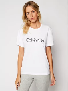 Koszulki i topy damskie - Calvin Klein Underwear T-Shirt 000QS6105E Biały Regular Fit - grafika 1