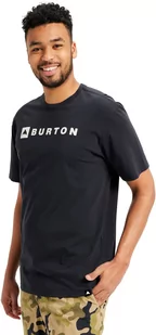 t-shirt męski BURTON HORIZONTAL MOUNTAIN SS True Black - Koszulki męskie - miniaturka - grafika 1