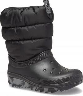 Dziecięce Zimowe Śniegowce Ocieplane Crocs 25-26 - Śniegowce damskie - miniaturka - grafika 1