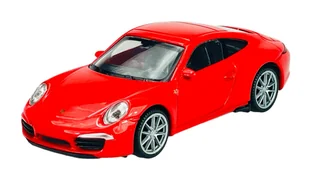WELLY PORSCHE 911 (991) CARRERA S COUPE CZERWONY 1:43 44042 SAMOCHÓD NOWY METALOWY MODEL - Samochody i pojazdy dla dzieci - miniaturka - grafika 1