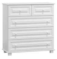 Komody - Komoda sosnowa drewniana nr4 g47 biała - miniaturka - grafika 1