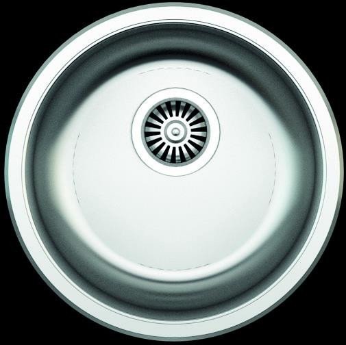 Thema Lux STAINLESS STEEL SINK SATIN AS 68/SIPHON