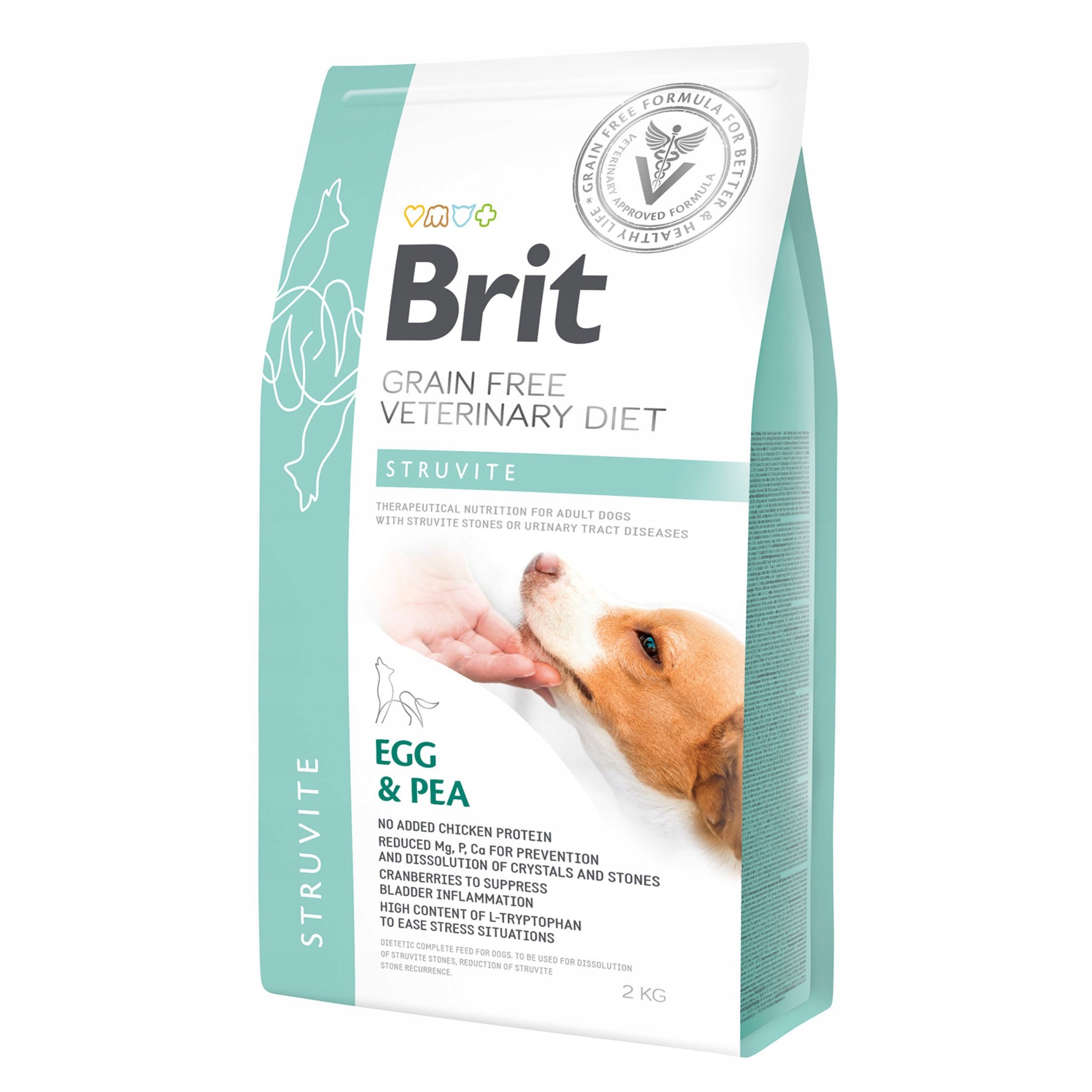 Brit VET Brit Veterinary Diet Struvite Egg&Pea Sucha Karma dla psa op 12kg