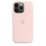 Etui i futerały do telefonów - Silikonowe etui na telefon iPhone 13 Pro Max 13promax Chalk Pink - miniaturka - grafika 1