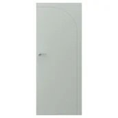 Drzwi wewnętrzne - Drzwi wewnętrzne bezprzylgowe pokojowe pełne Art Deco 6 70 prawe szałwia Porta - miniaturka - grafika 1