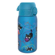 Bidony dla dzieci - Butelka ION8 I8RF350PBCATS Playful Cats - miniaturka - grafika 1
