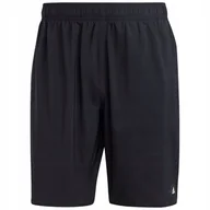 Kąpielówki męskie - Spodenki kąpielowe męskie adidas Solid CLX Classic-Length czarne IA5379 L - miniaturka - grafika 1