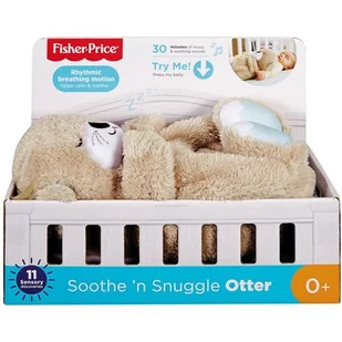 Fisher Price Wydra usypianka-przytulanka FXC66 - Szumiące zabawki - miniaturka - grafika 1