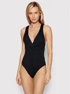 Stroje kąpielowe - Seafolly Strój kąpielowy Cross Back 10950-942 Czarny - miniaturka - grafika 1