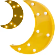 Lampy stojące - Lampka LED nocna, dekoracyjna, ścienna, do tipi, Księżyc Nukido - miniaturka - grafika 1