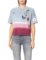Koszulki i topy damskie - Desigual T-shirt damski Ts_tojo, czerwony, S - miniaturka - grafika 1